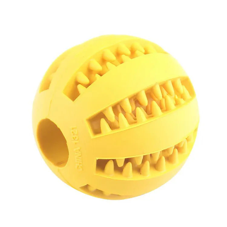Bola de brinquedo para cães, atóxica e resistente a mordidas, ideal para cães, filhotes e gatos.