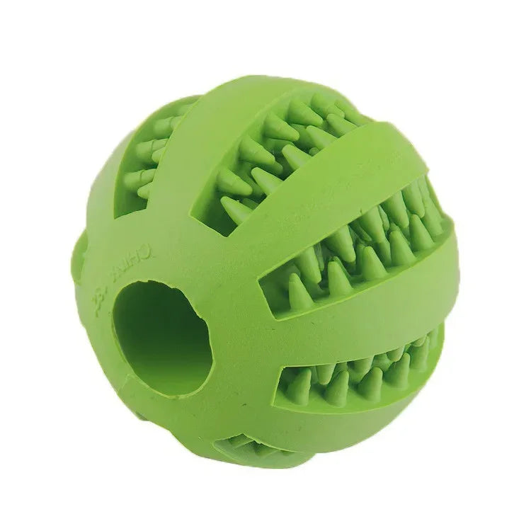 Bola de brinquedo para cães, atóxica e resistente a mordidas, ideal para cães, filhotes e gatos.