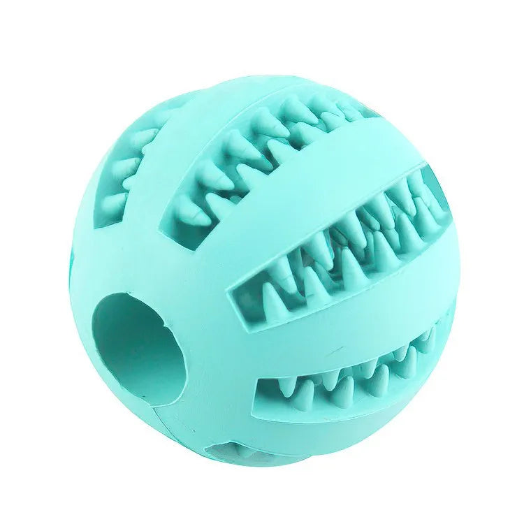 Bola de brinquedo para cães, atóxica e resistente a mordidas, ideal para cães, filhotes e gatos.