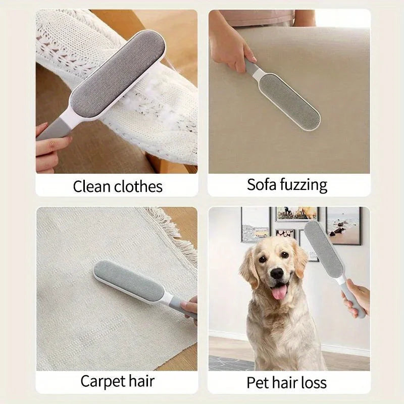Removedor de pelos de animais de estimação de dupla face