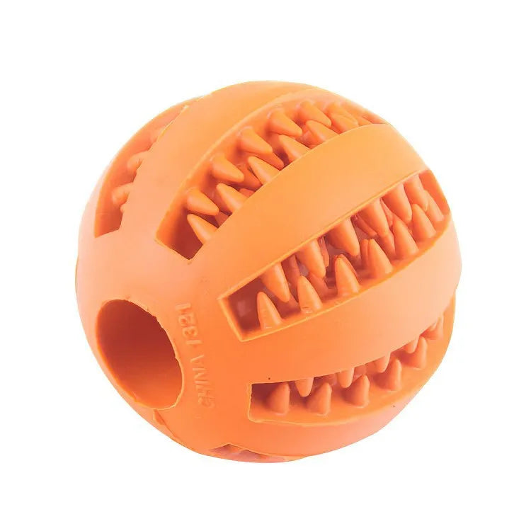 Bola de brinquedo para cães, atóxica e resistente a mordidas, ideal para cães, filhotes e gatos.