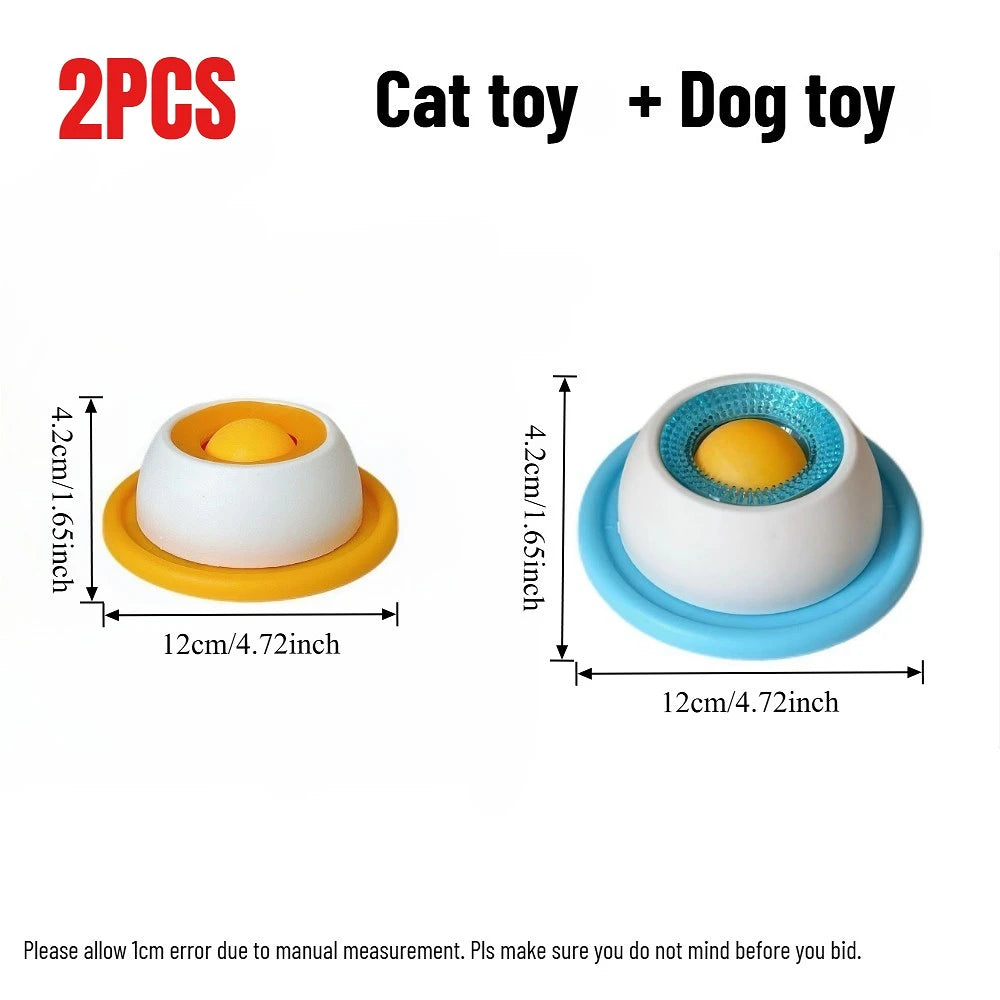 Brinquedos de estimulação para cães, tapete para lamber, comedouro lento, prato para iogurte, tigela interativa para petiscos de cães