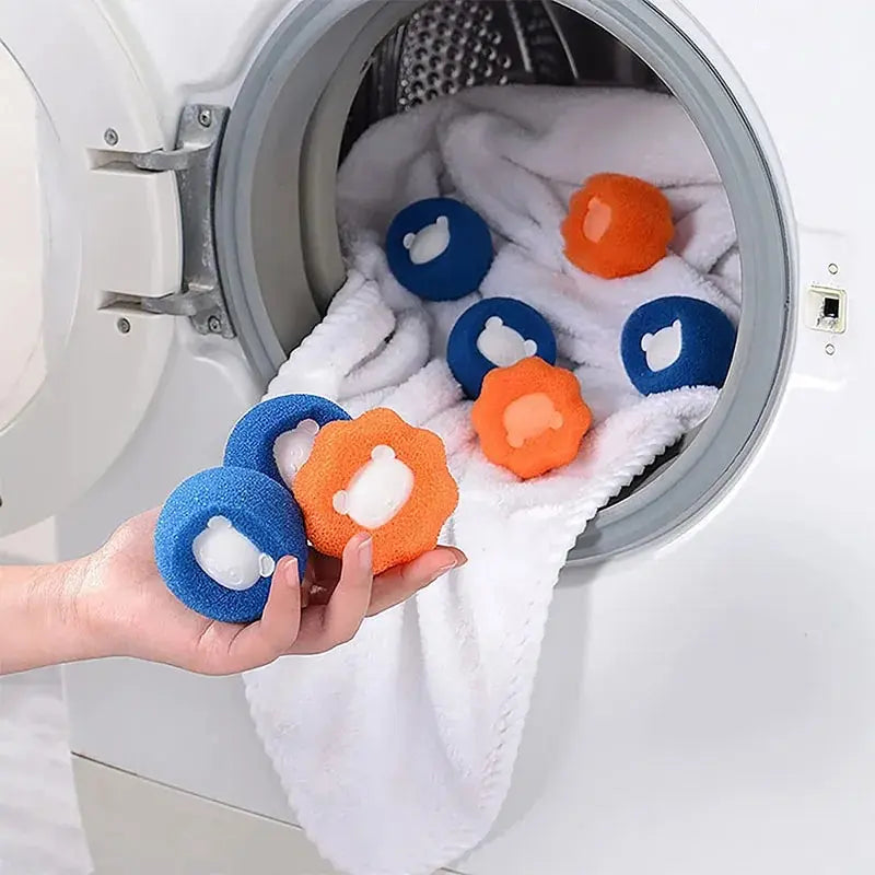 1-5 unidades Removedor de Pelos de Animais Bola Reutilizável Filtro de Lã para Máquina de Lavar Roupa Adesivo Removedor de Pelos