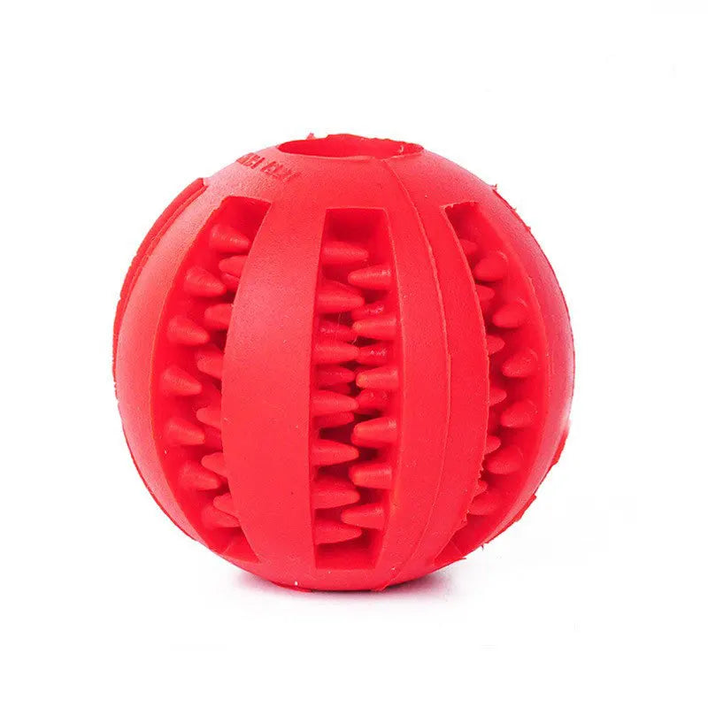 Bola de brinquedo para cães, atóxica e resistente a mordidas, ideal para cães, filhotes e gatos.