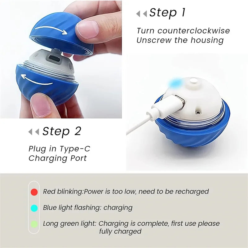 Bola de brinquedo inteligente para cães